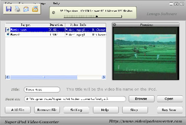 Super iPod Video Converter build 2006 screenshot